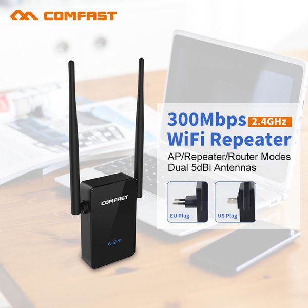 

comfast 300mbps wireless 10dbi antenna strong wifi signal wireless router wifi range extender expand