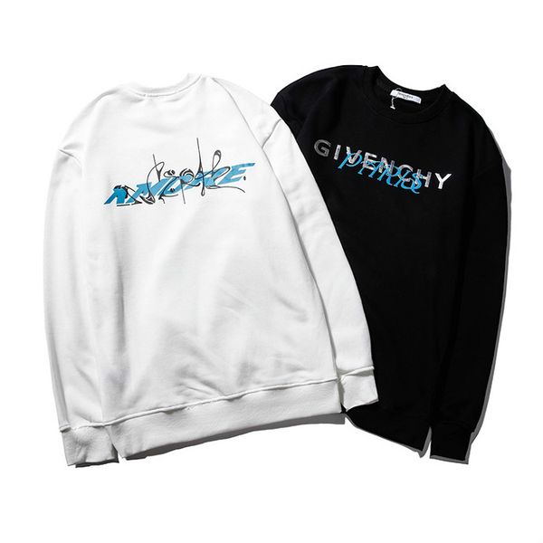 

womens sweatshirt solid color with print letter pattern clothes for girls new fashion style 2020 brand clothes ing, Black