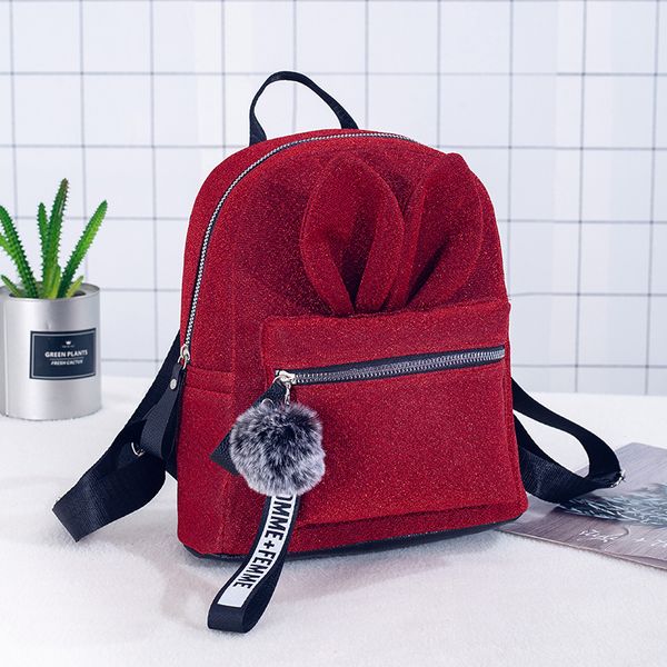 

2020 новый стиль ушастый pu сумка корейский стиль тренд женский рюкзак женская сумка рюкзак кошелек