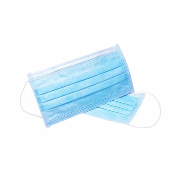 

dhl ship sleep mask non woven pollution facewith elastic earloop mouth masks color blue or white fast delivery xsjo