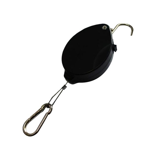 

retractable key chain with hook steel wire rope 1.6m