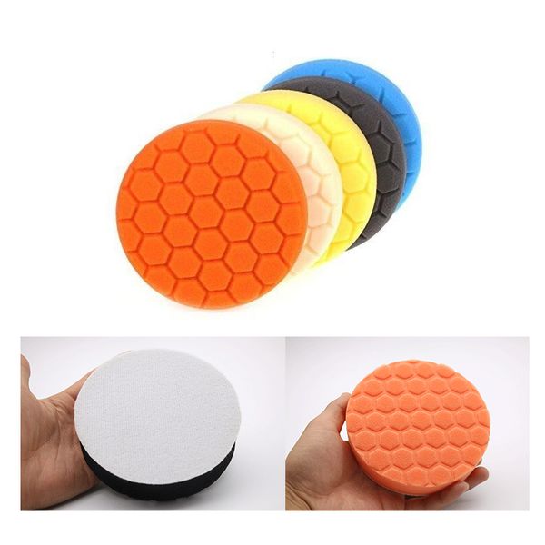 

5pcs car sponge polishing waxing pad polisher buffing sponge polishing pad muti-color kit 3' 4' 5' 6' 7' optional