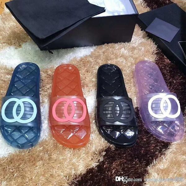 

Beach lipper fa hion ummer men women cartoon big head lipper glue urface tran parent cry tal hoe de igner bath lipper u 11 35 45