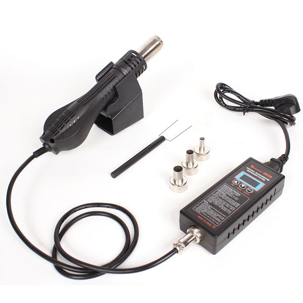 

new 8858 air gun adjustable led esd portable constant temperature bga rework solder station heat gun