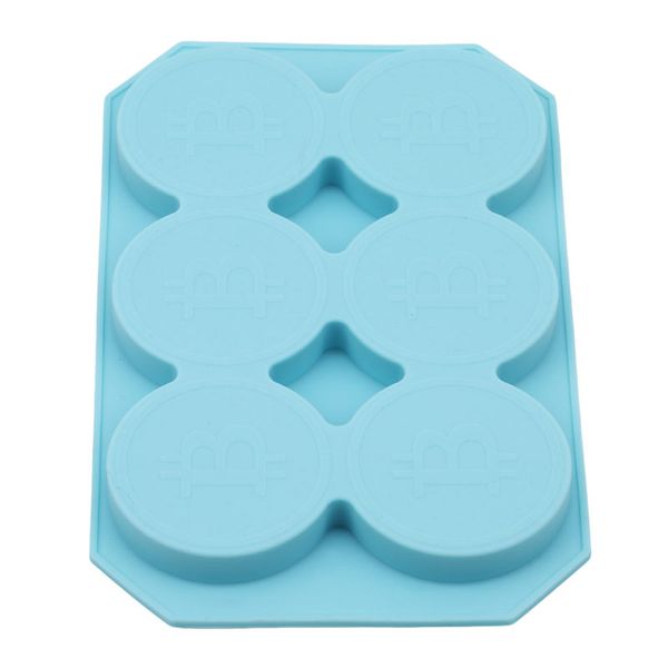 

fashion 1pc silicone ice mold coins bitcoin shape 3d round ice mold diy chocolate molds frozen kitchen accessories kitchen tools