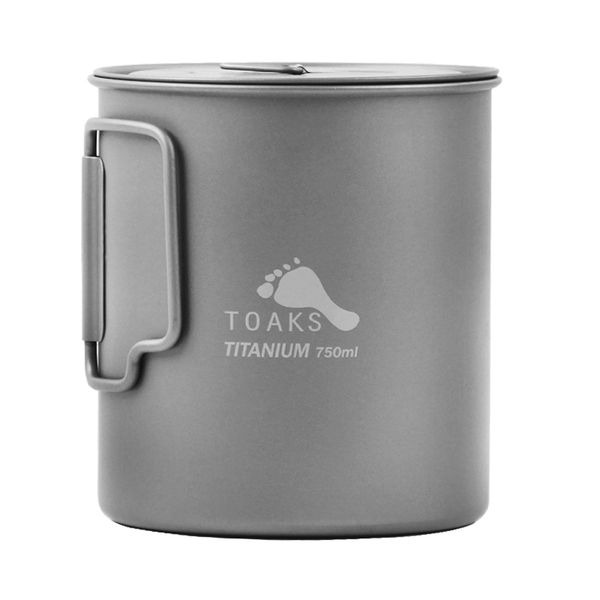 

toaks pot 750ml titanium pot ultralight portable titanium mugs camping cup