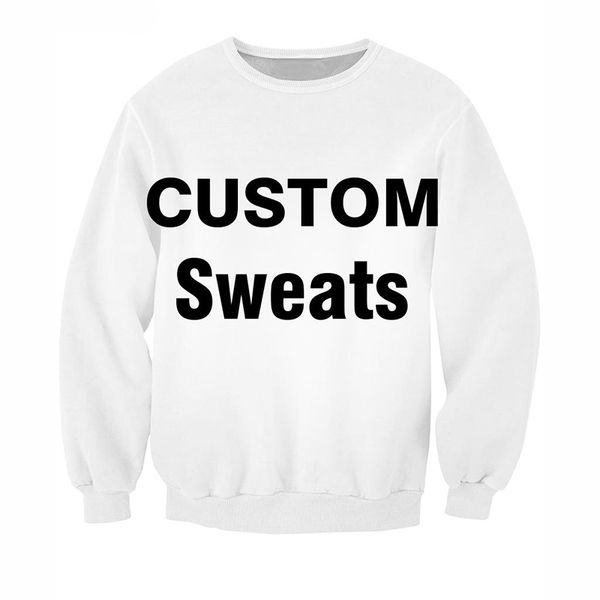 

brand clothes custom 3d sweatshirts men women custom your own style funny 3d sweatshirts long sleeve o neck pullovers size s-5xl, Black