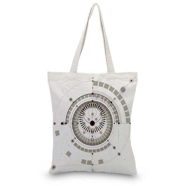 

shopping bag handbag canvas tote bag daily use print custom print logo text diy satchel foldable eco reusable recycle