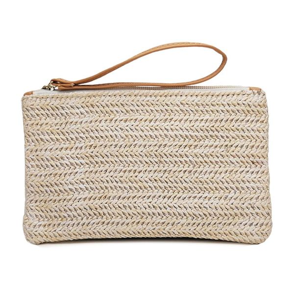 

women fashion summer style handbag bucket shape solid weaving bag