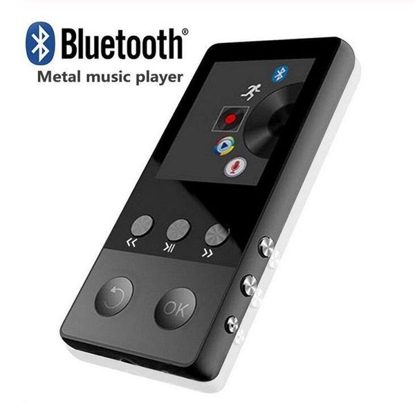 

bluetooth hifi mp3 player 8gb music player fm radio e-book reading 1.8inch screen portable speaker walkman