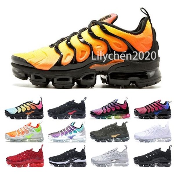 

Новый TN Plus мужские дизайнерские кроссовки 2019 мужчины повседневная воздушная подушка тренеры Спорт на открытом воздухе высокое качество лучшие пешие прогулки кроссовки 40-45