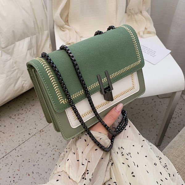 

jiulin handbag envelope-bag crossbody-bags green women's pu bolsas hot