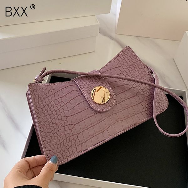 

bxx] crocodile pattern pu leather crossbody bags for women 2020 summer shoulder handbags lady travel bag hm585
