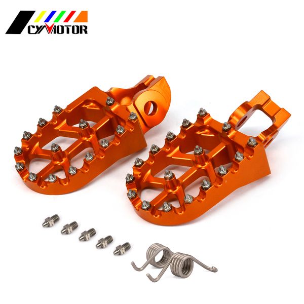 

cnc motorbike foot pegs motorcycle footpeg for kxf crf cr tc te tx fx yz yzf wr wrf 85 125 150 250 426 450 f r x fx l m