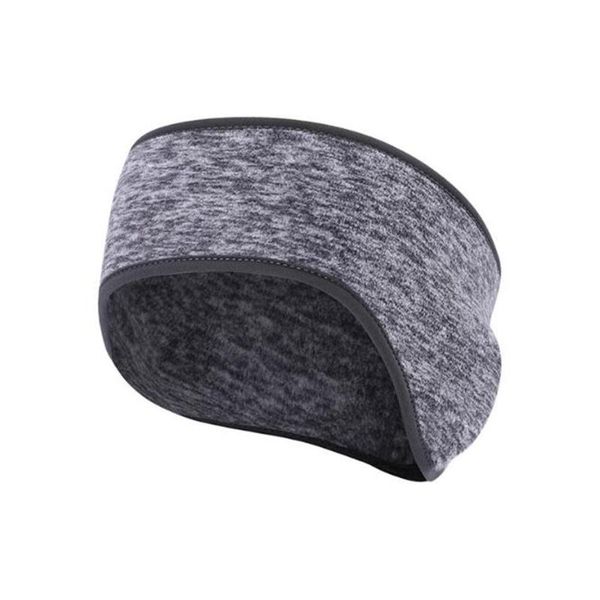 

winter outdoor cycling headband earmuffs warm head warp for outdoor sports running basketball, Black