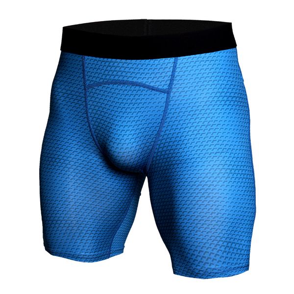 

mens crossfit 3d print tight shorts running training compression quick-drying pants gym jogging fitness workout bermuda tights, Black;blue