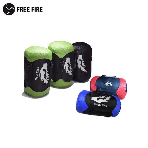 

camping sleeping bag compression bag,outdoor sleeping bag compression sack, adjustment storage dia 22cm length36cm fire