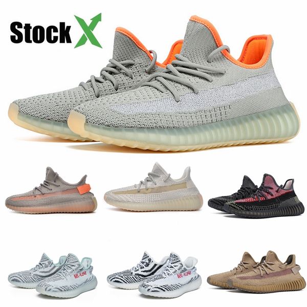 

fashion kanye west gid glow black static reflective beluga 2.0 zebra cream runner wave casual shoes antlia synth s sneakers #qa559