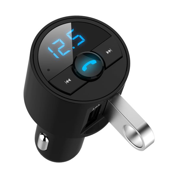 

3.6a quick usb charger bluetooth car kit fm transmitter modulator audio music mp3 player phone wireless handsbluetooth kits