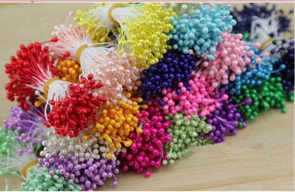 

artificial flowers 500pcs 3mm pearl flower core stud gypsum flower core diy manual screen accessories rose decoration materials