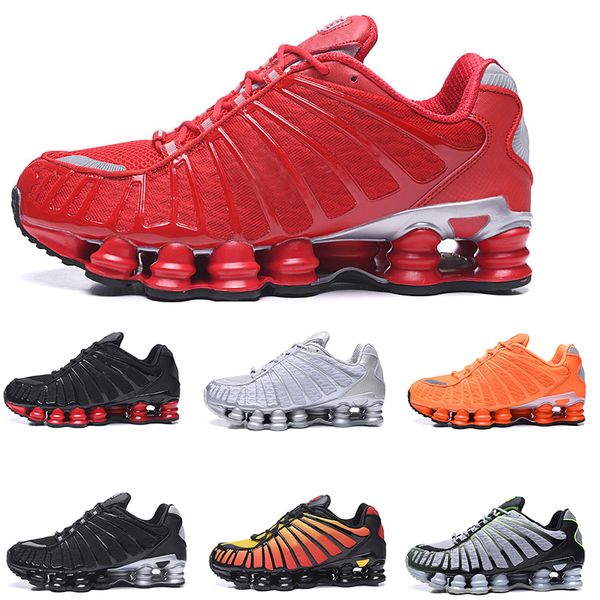 

mens running shoes shox tl speed red metallic silver clay orange triple black blue sunrise white silver men sneakers eur40-46, White;red