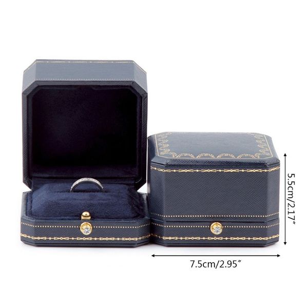 

vintage design ring box perfect engagement prop valentine wedding gifts x7yc, Pink;blue