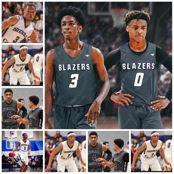 bronny james jersey number sierra canyon