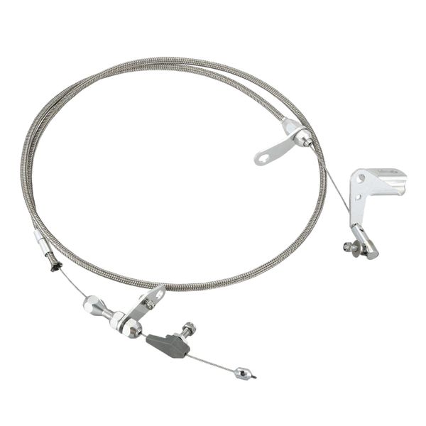 

stainless steel braided kickdown cable detent for chrysler 727 transmission
