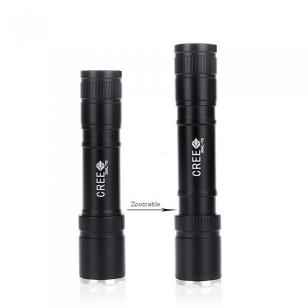 

led t6 aluminium alloy light flashlight charge flexible dimming mini- flashlight