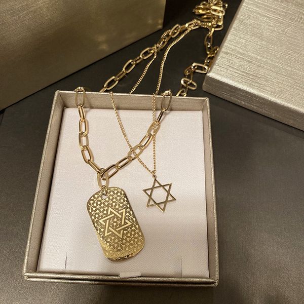 

classical multilayer necklace woman party gift fashion jewelry, Silver