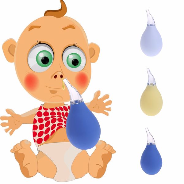 

baby newborn nasal aspirator suction soft tip mucus vacuum runny nose cleaner