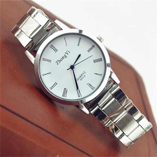 

ladies watch stainless steel strap business waterproof ladies outdoor watch analog quartz female clock y40, Slivery;brown