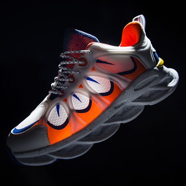 

new casual men shoes summer lightweight sneakers breathable height increase lace-up mesh lip-on footwear zapatos de hombre