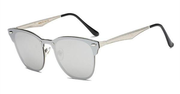 

wholesale-selling 11 colors occhiali da sole fashion metal dazzle colour sunglasses men women designer sunglasses, White;black