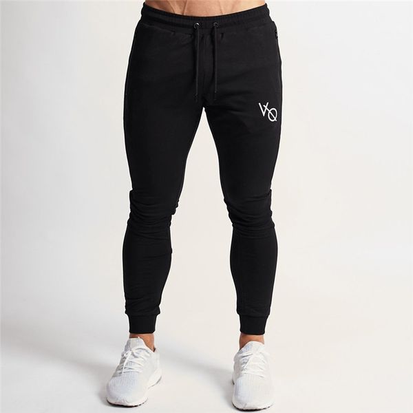 

new brand print gyms men joggers casual men sweatpants joggers pantalon homme trousers sporting clothing bodybuilding pants, Black