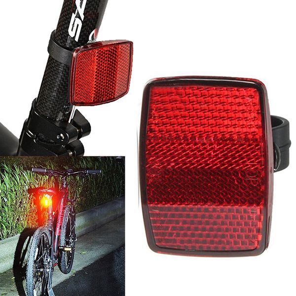 

bicycle front rear reflective lens mtb road bike automatic reflector cycling warning light bike bicycle accessorie