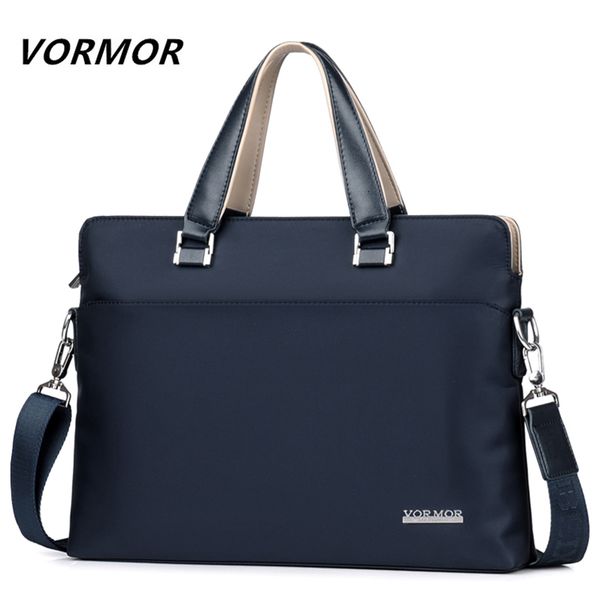 

vormor famous brand men briefcase bag waterproof oxford business lapbag fashion male handbag shoulder bags 2019 new cj191201