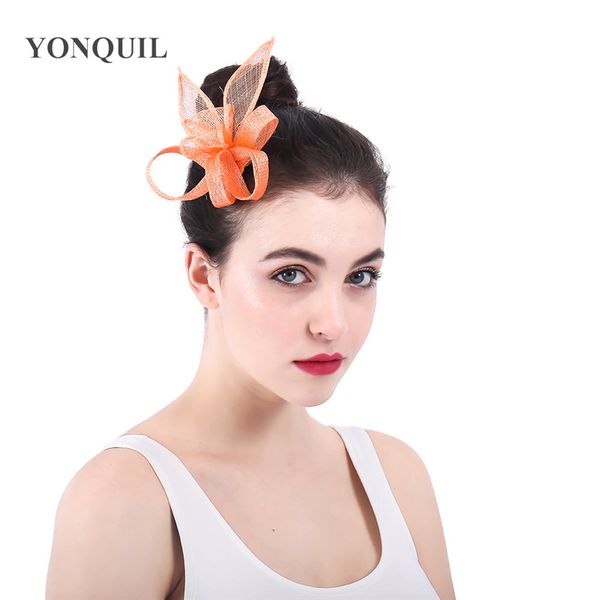 

mini chic sinamay стороны головной убор невеста замужних fascinators аксессуары старинные петли шляпы fasciantor свадебных клипов церковь во