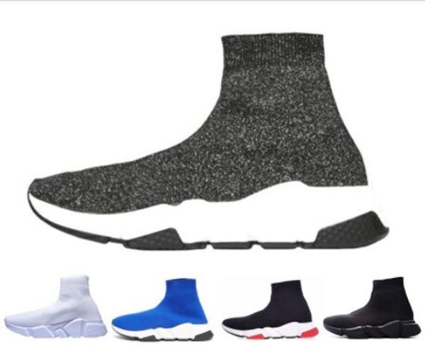 

designer casual speed sneakers for men women trainer fashion socks shoes gray triple black white red blue flat mens outdoor trainers