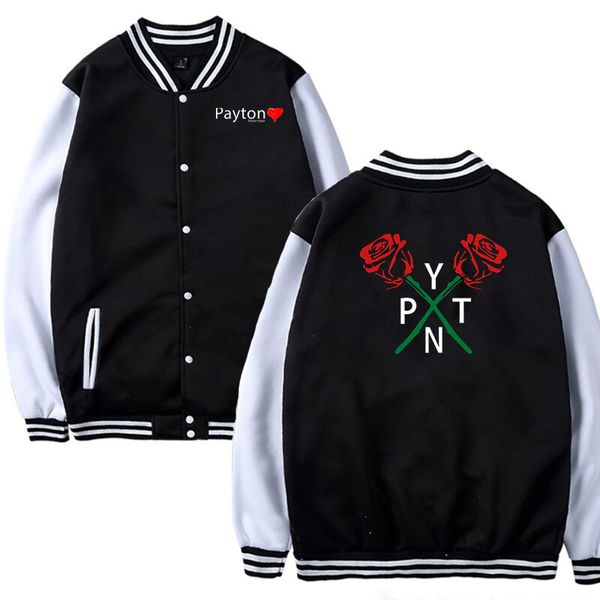 

payton moormeier solid o neck baseball jacket women/men cartoon jackets autumn boys/girls round collar baseball uniform, Black;brown