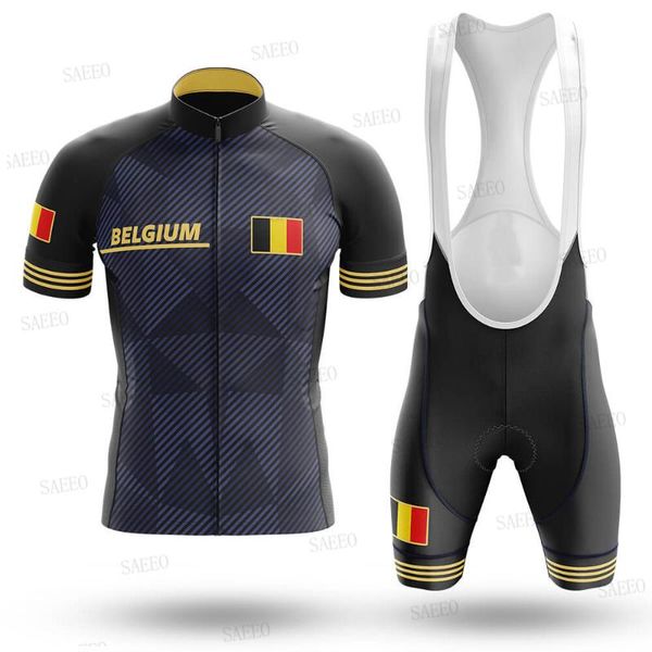 

cycling jersey 2021 pro team set summer breathable quick-drying clothing racing sets, Black;blue
