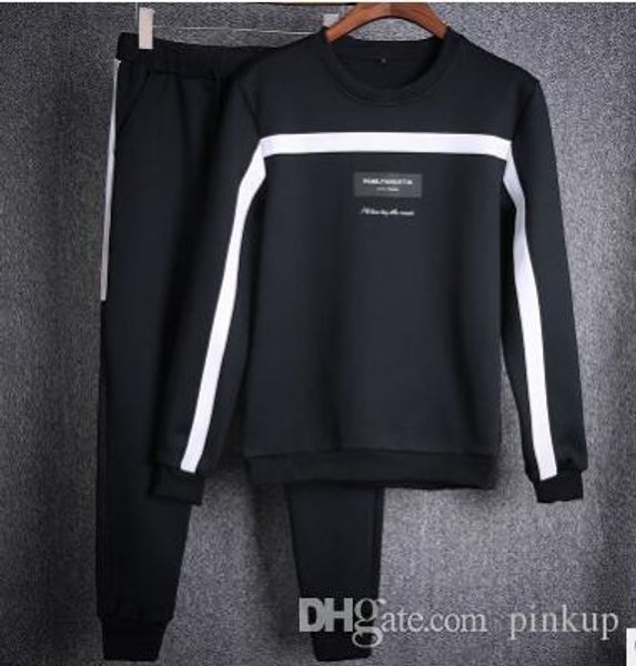 

spring and summer 2018 new products style men's fashion clothing suit sports casual running suit fashionable clothes students., Gray