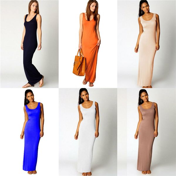 

fashion 2020 women tank dress casual vestido print lady summer bandage bodycon stretch party clubwear long maxi dress 29 #572, Black;gray