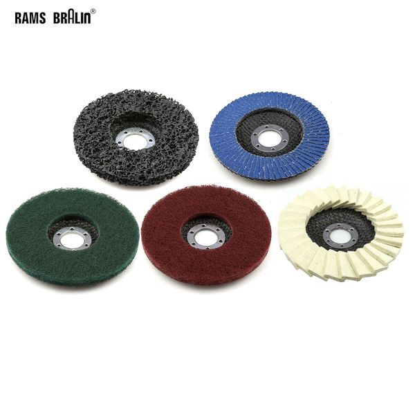 

4.5"/5"*m14 angle grinder flap wheels coarse grinding to fine polishing