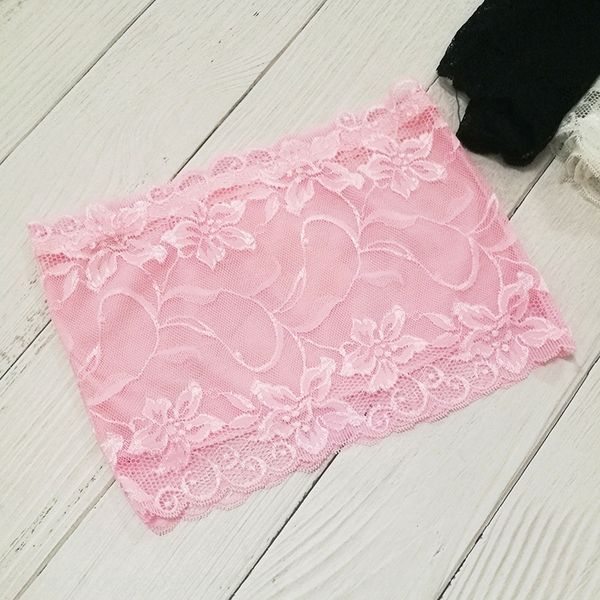 

lace base sling vest women's anti-light cup with breast-wrapping bra sling shoulder strap underwear shoulder strap underwear bra, Black;white