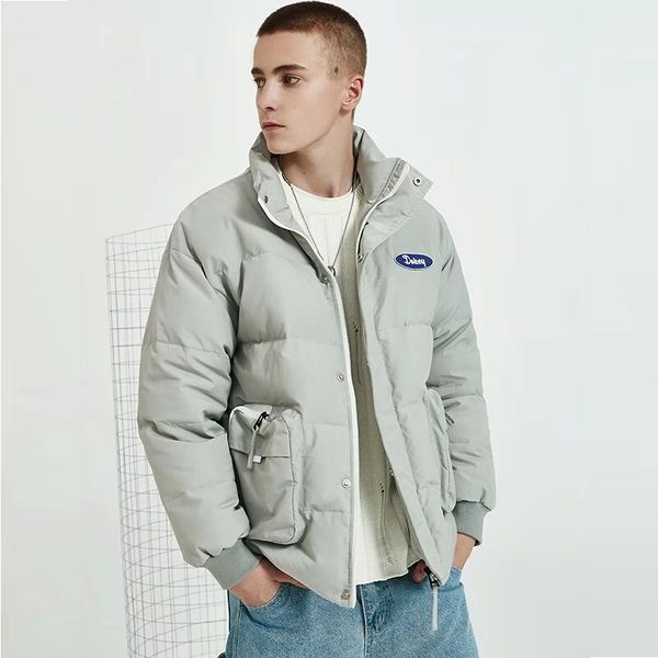 

mens designer winter down jacket luxury canada white duck down jackets men black gray streetwear parka letters coat thick puffer coats m-xxl