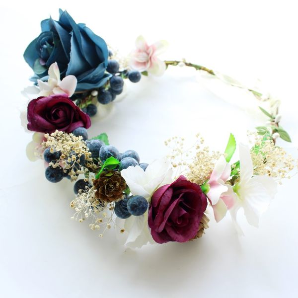 

addilyn fashion and elegant craft lady hair band bride wedding hair accessaries flower headwear