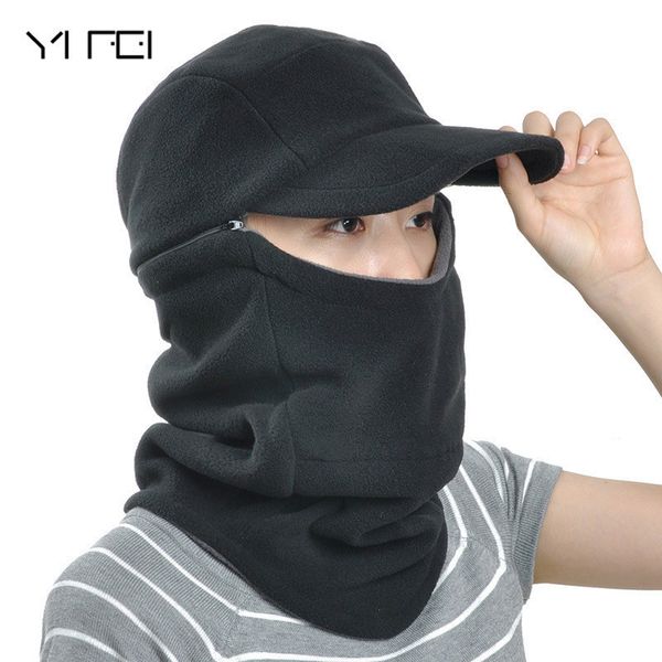 

yifei balaclava trekking riding biking ski hunting fishing wind-proof mask men neck warmer winter helmet cap women hat outdoor