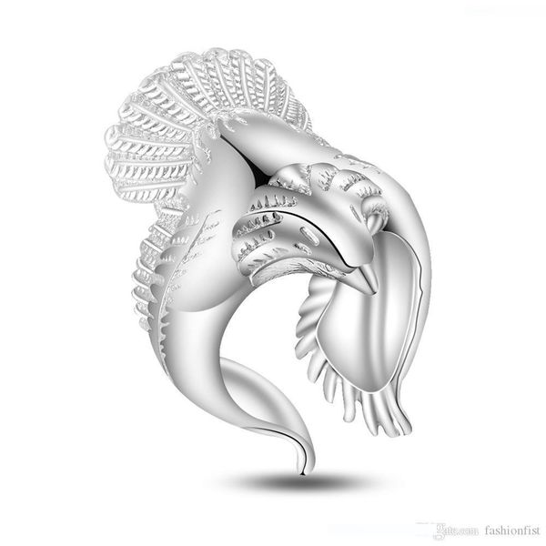 

fashion 925 silver ring jewelry elegant eagle head ring jewelry cute diamond noble fashion classic jewelry
