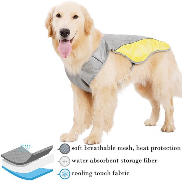 

breathable summer vest elastic reduce heat pet clothes for small medium dog
